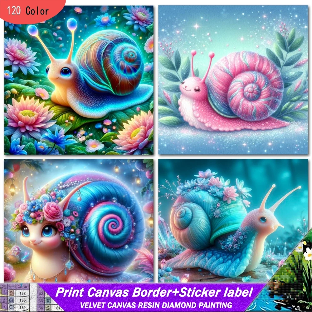 

5D DIY мультфильм 120 цветов смола алмазная живопись с набором наклеек крест ручной работы мозаика художественный подарок украшение дома