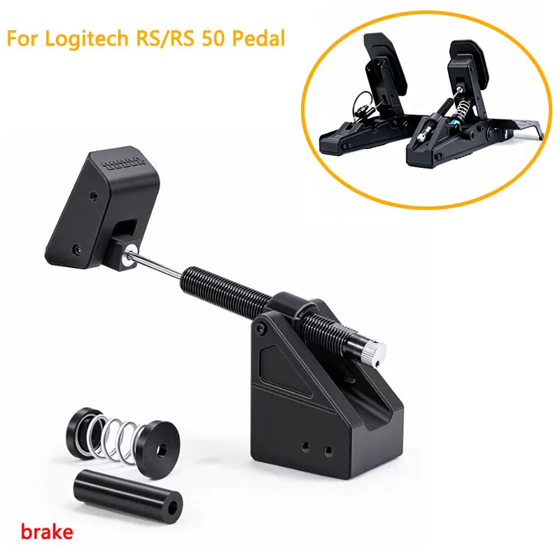 

Комплект для модернизации педалей газа/тормоза с гидравлическим демпфированием для симуляторов гонок, совместимый с педалями Logitech RS/RS 50