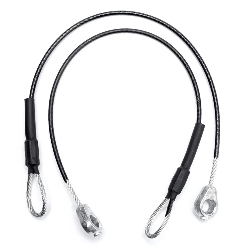 2Pcs Tailgate Cables Replacement for M159508 Compatible with HPX615E HPX815E XUV865R XUV825E Vehicles Metal Construction