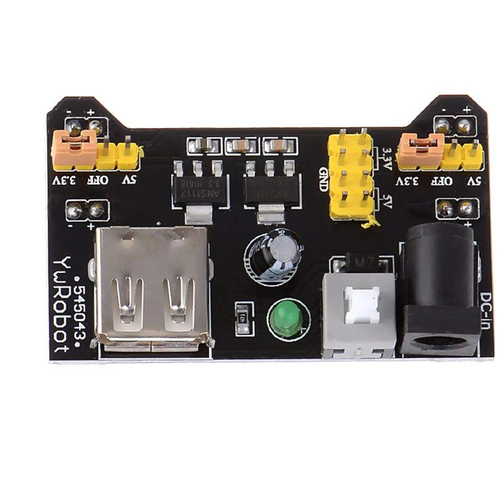 MB102 Solderless Breadboard Power Supply Module for Arduino Nano 3.3V 5V MB102 Breadboard Dedicated Power Module