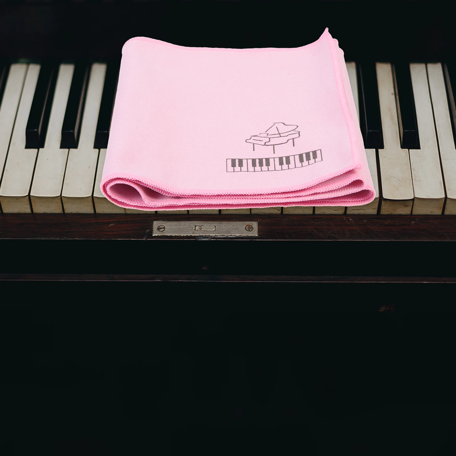 

Piano Keyboard Cloth Protective Cover Accessories Dust Cloth Polyester Material Water Absorption Wear Resistant Practical
