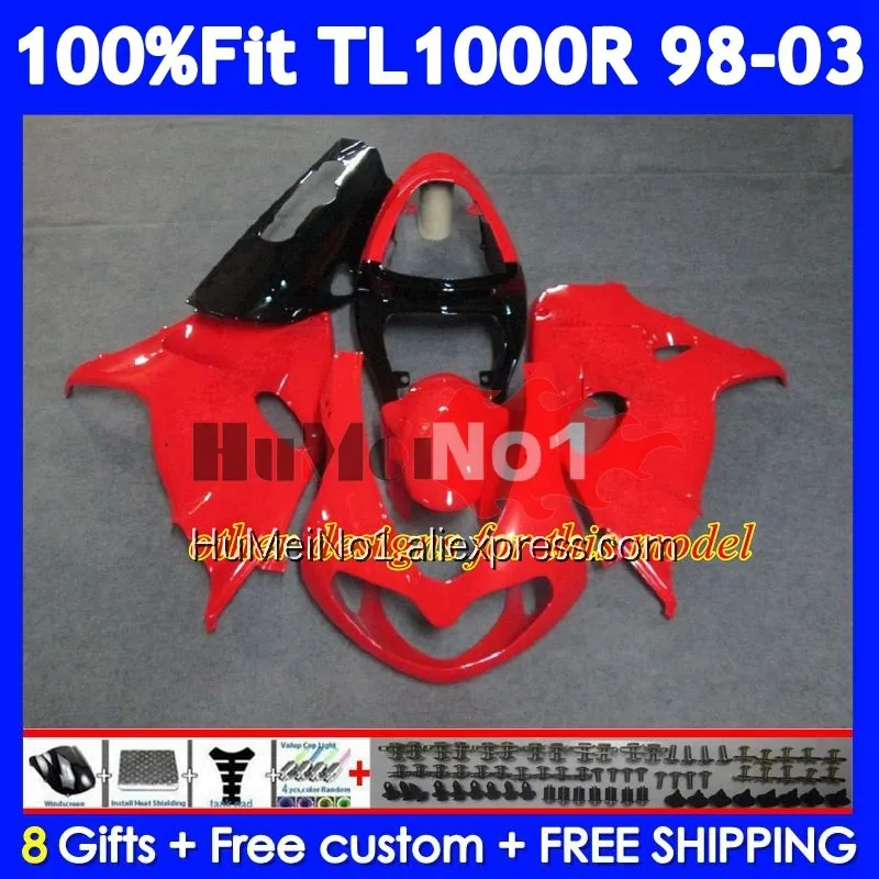 Body For SUZUKI SRAD TL1000 TL 1000 R 1000R 123No.12 TL1000R 98 99 01 Movistar Blue 02 03 1998 1999 2000 2001 2002 2003 Fairings