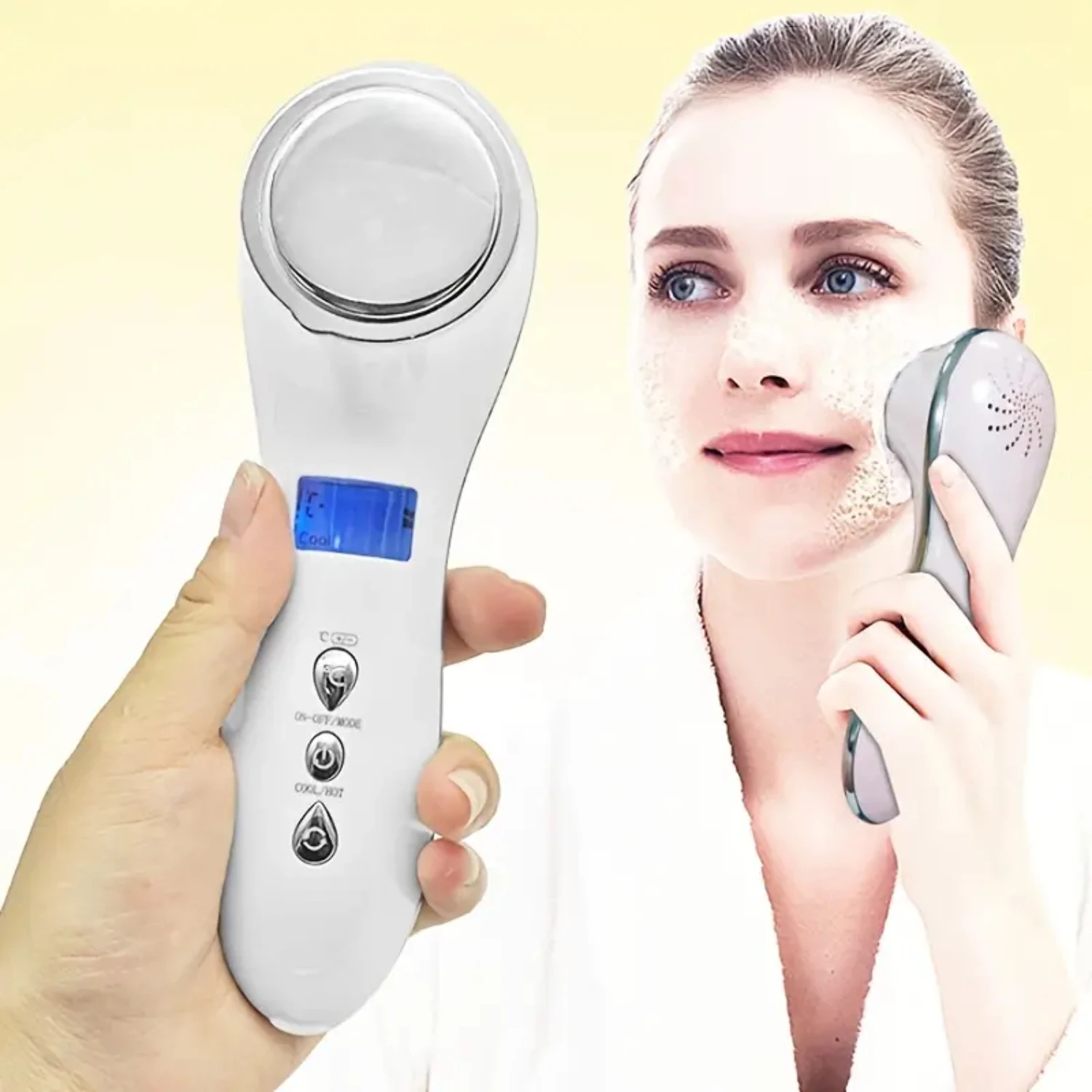 Facial Vibration Massage Firming Detox Beauty Instrument - Rechargeable & Multi-functional