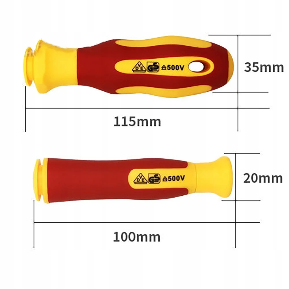 Screwdriver set for electrician multifunctional insulated cross hole