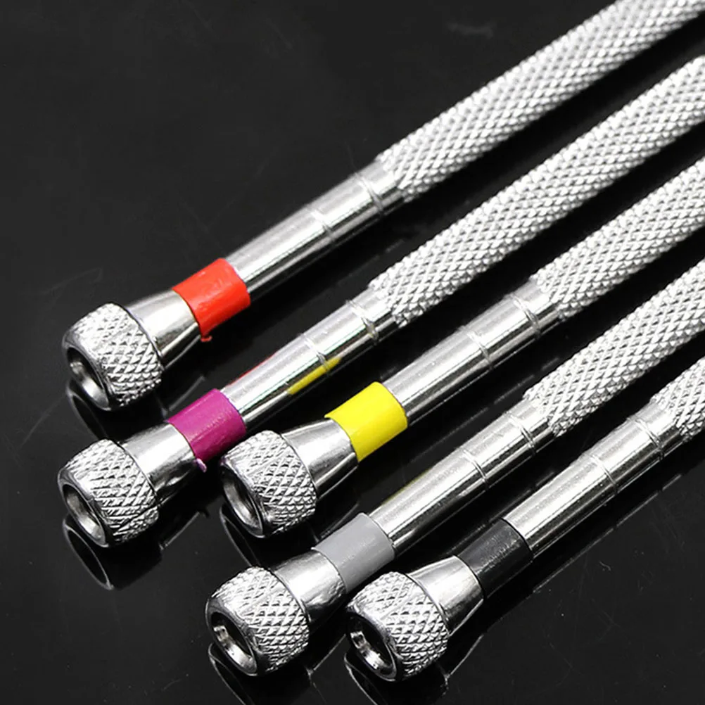 

8 set 8 Sets Screwdriver Lightweight Slotted Portable Small Micro Handle Repair Tool Silver Steel Machine Tools Non Slip Texture