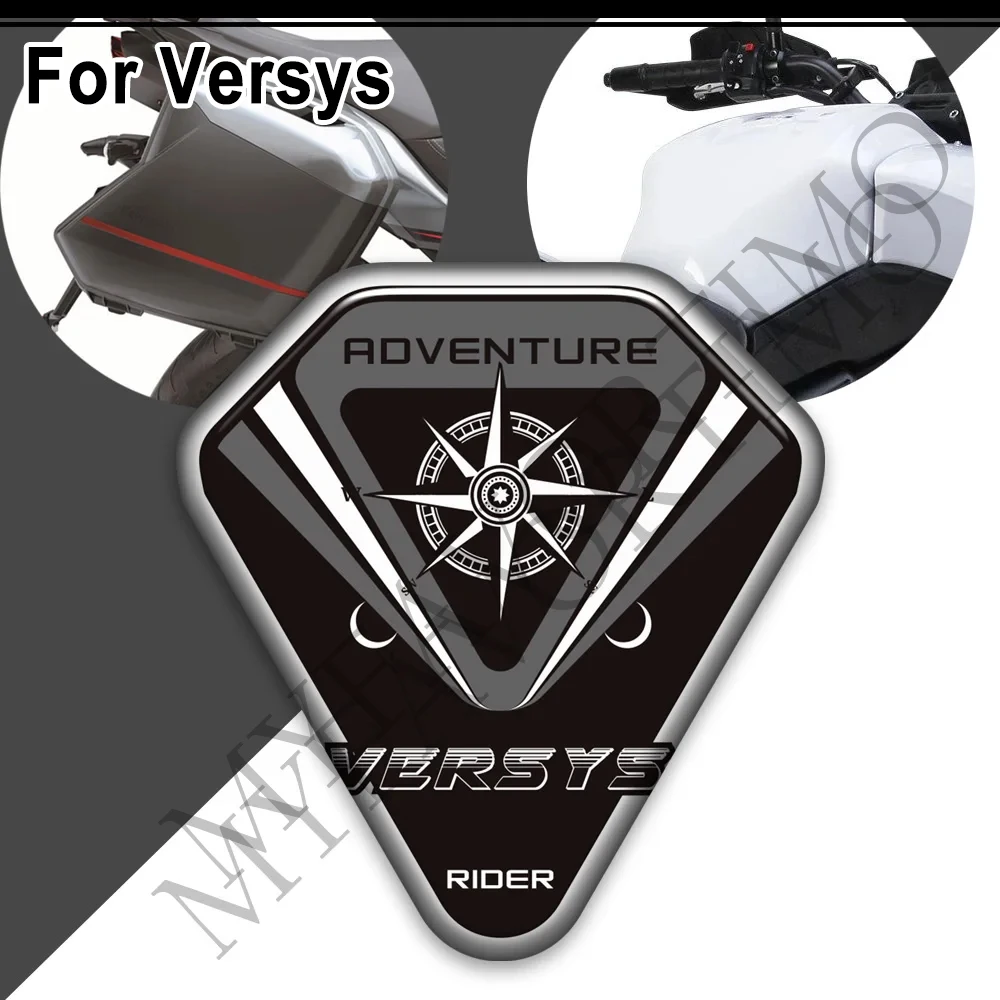 For Kawasaki VERSYS-X 250 VERSYS 300 400 650 1000 Stickers Windshield Windscreen Screen Kit Knee Decals Wind Deflector