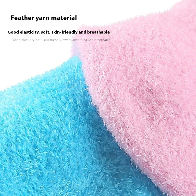 Гелевые носки на каблуке из перьевой пряжи, короткие без пальцев, нескользящие силиконовые перчатки для рук, защитные рукава из растительного волокна с полным носком