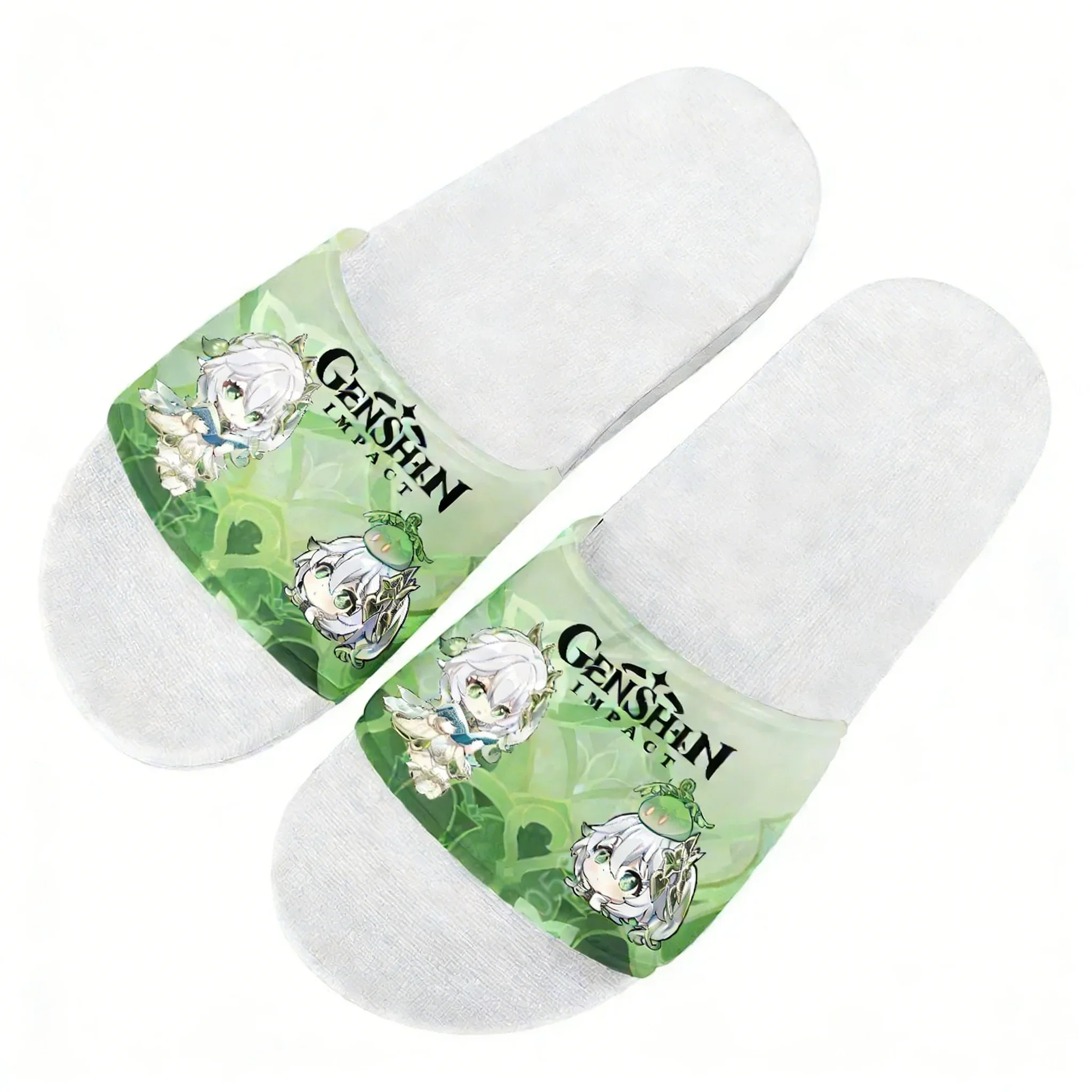 Custom Genshin Nahida Sandals Indoor Summer Slippers for Adults Personalized Water Shoes Mens Womens