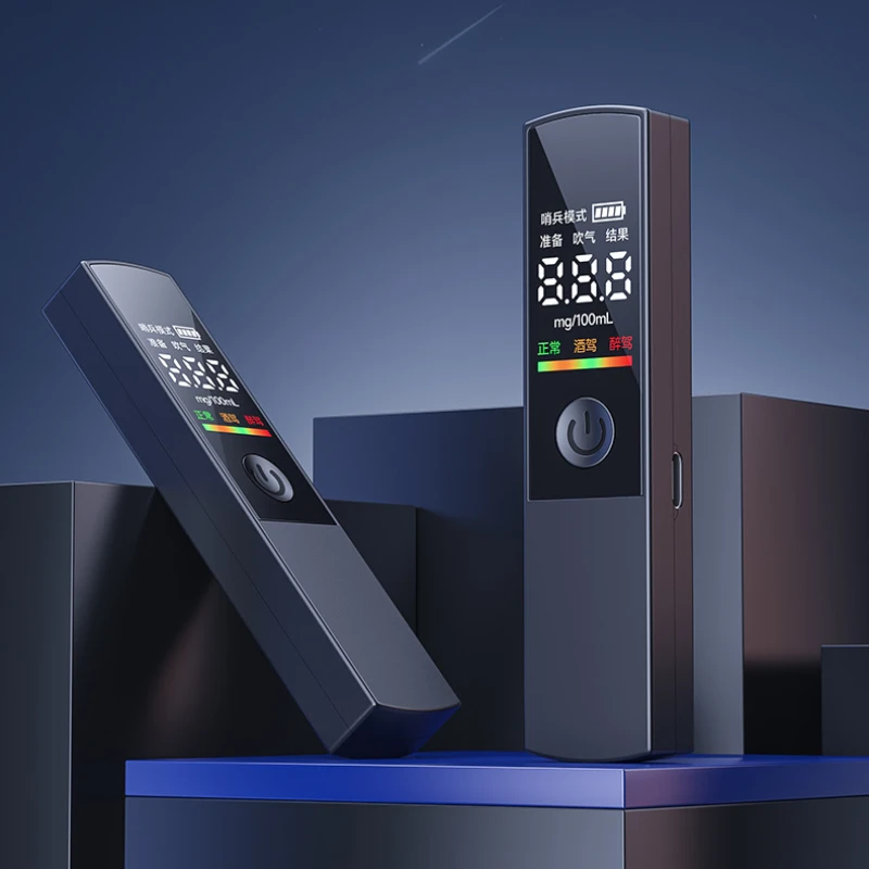 

Новый светодиодный дисплей, тестер алкоголя, профессиональный тестер алкоголя в выдыхаемом воздухе, перезаряжаемый полицейский альготестер, тест на вождение в питьемом автомобиле