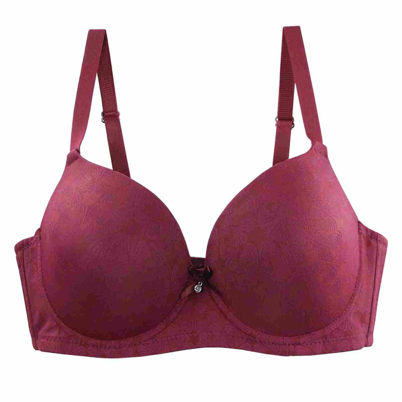 DaiNaFang Sexy Černá Bílá Šedá Bordová Khaki Podprsenka S Mašlí 36/80 38/85 40/90 42/95 44/100 46/105 48/110 CDE Spodní prádlo Plus Size - náhled 4