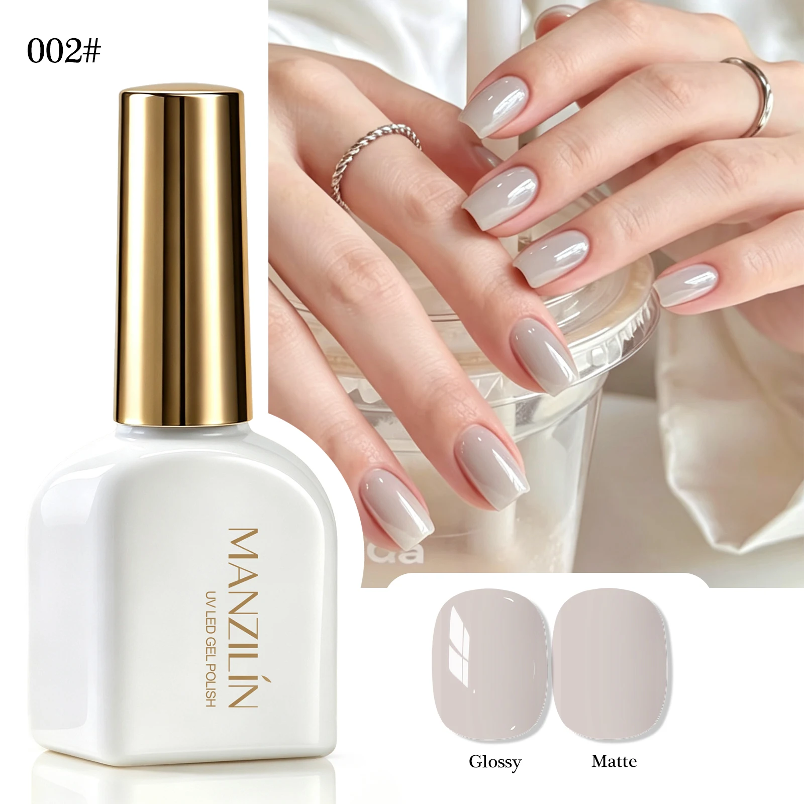 12ml Weißer Mondlicht-Nagellack Gel Einfarbiges Soak-Off UV-LED-Gel 96 Farben Semi-Permanenter Nagellack für Nagelkunst-Dekoration
