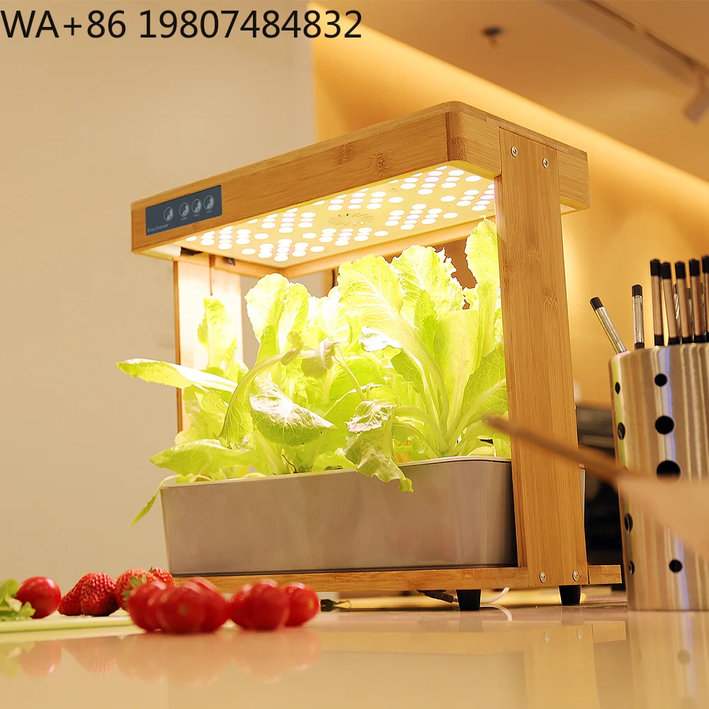 Doğal Bambu Çerçeveli 8 Bölmel - Hydroponic Grow Pod incelemesi ve fiyatı