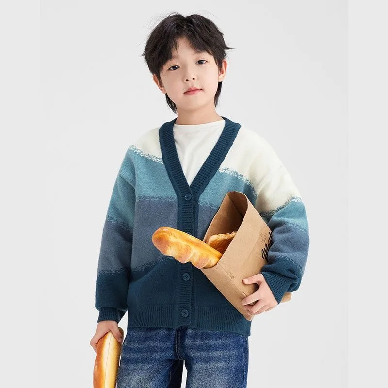 

Boys Autumn Winter Fleece-Lined Sweater Warmth Long Sleeve Base Layer for Toddler & Boys 2025 New Style