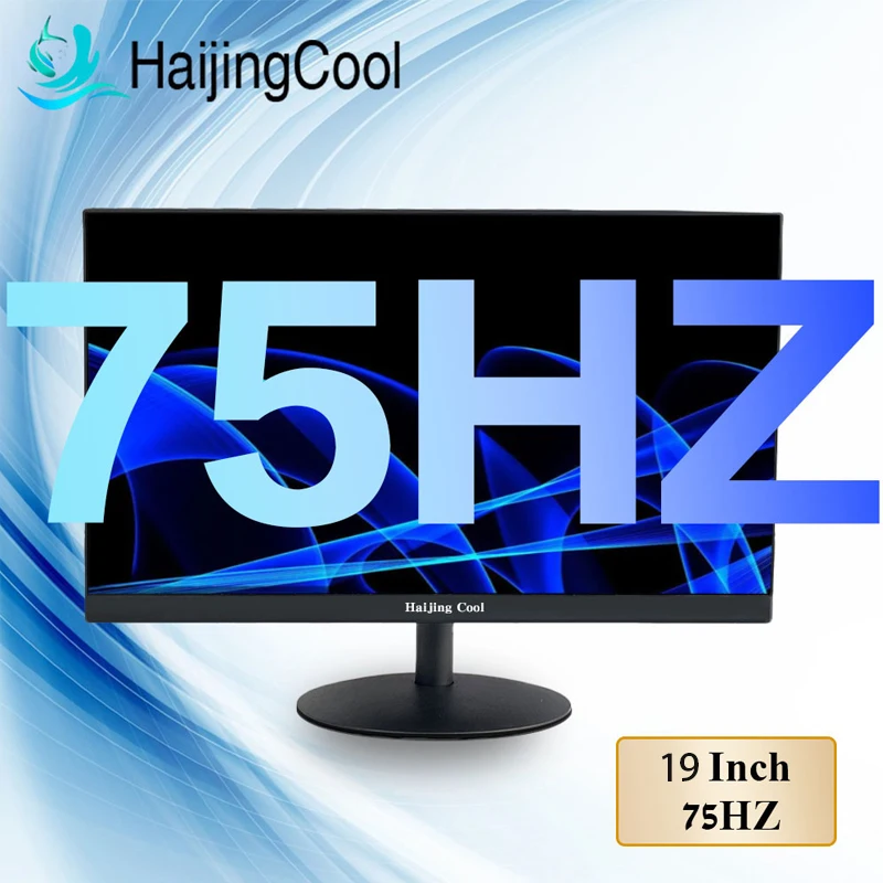 19 Inch Monitor 75Hz LED Display PC IPS HD office Desktop Computer Screen Flat Panel  VGA/HDMI-compatible