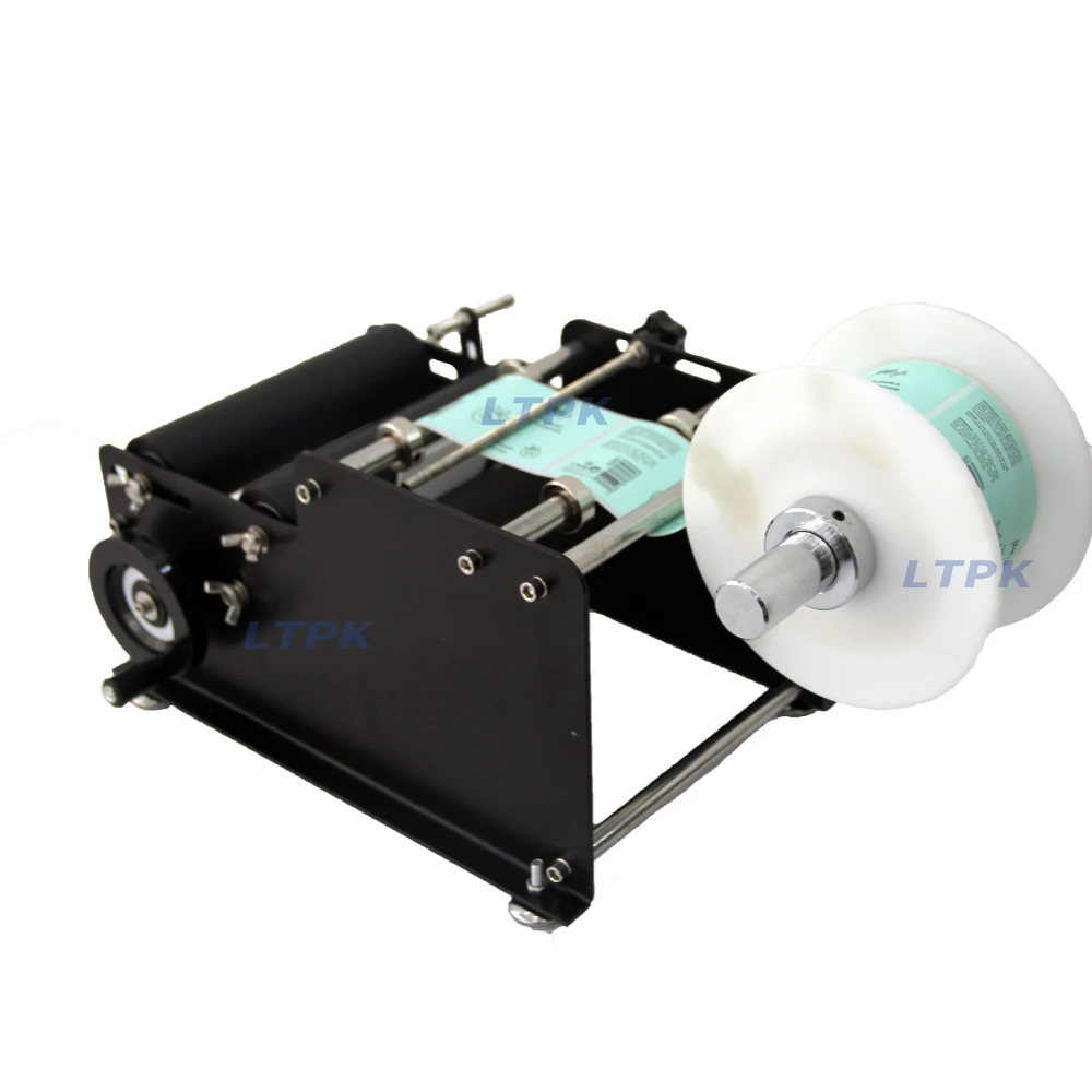 

LT-L100 Factory Cheap Hand-Operated Round Bottle Labeler | Ultra Small Manual Sticker Machine Low Cost for Round Bottles