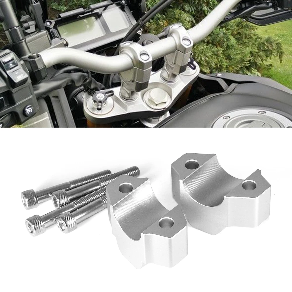 For Yamaha XT1200Z Super Tenere XTZ1200 XTZ 1200 XT 1200 Z 2014 2015- Handle Bar Riser Clamp Extend Handlebar Adapter Mount