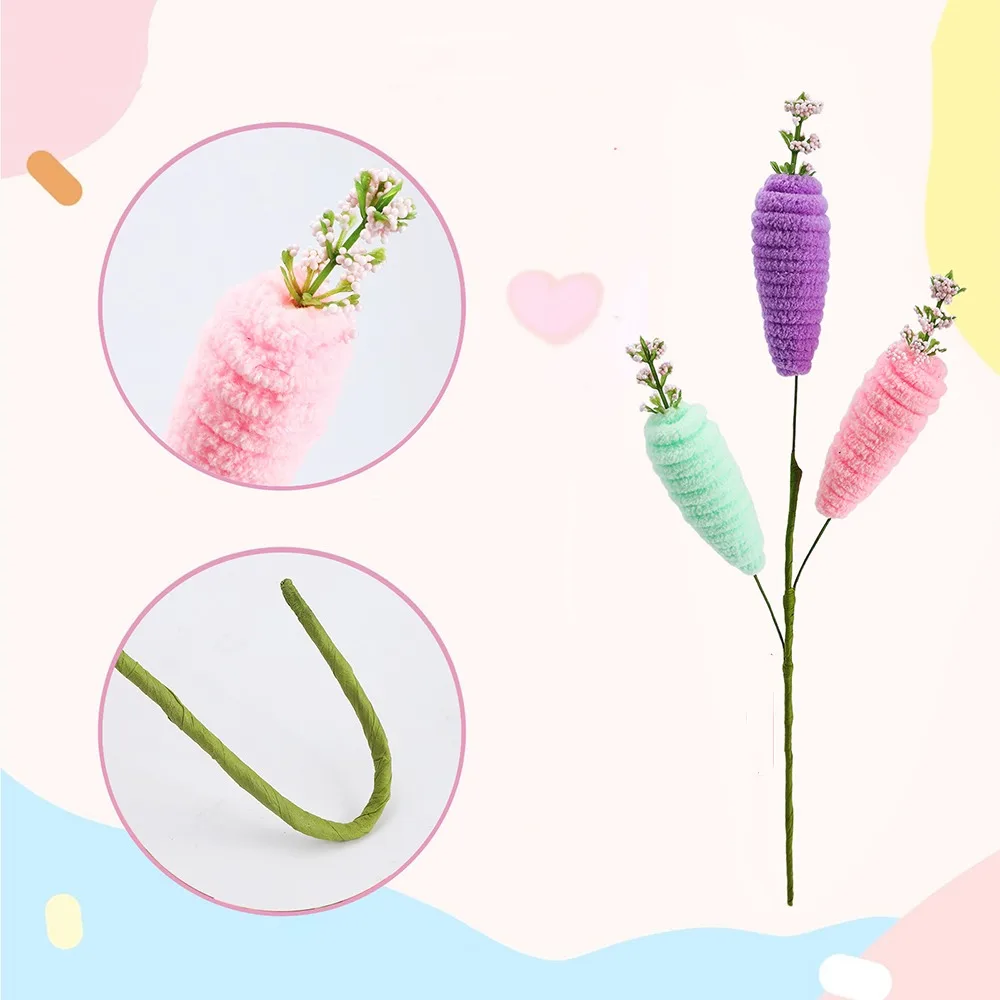 

Красочный пасхальный декор из пенопласта: ветка с имитацией моркови, реалистичные стебли моркови, пасхальная тематика, изысканный букет из моркови