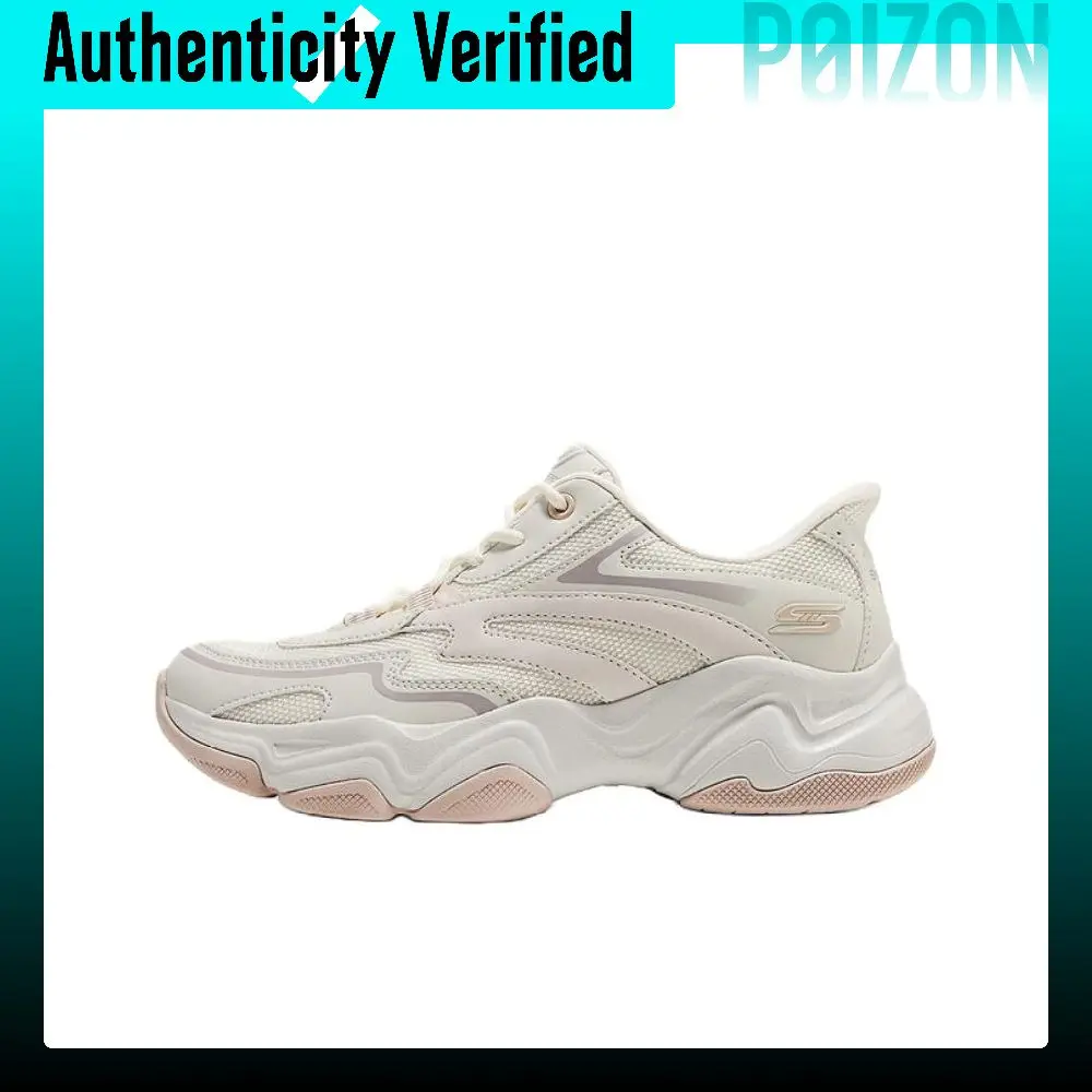 Skechers DLITES Chunky Sneakers Women's Low-top White 117687-WNT