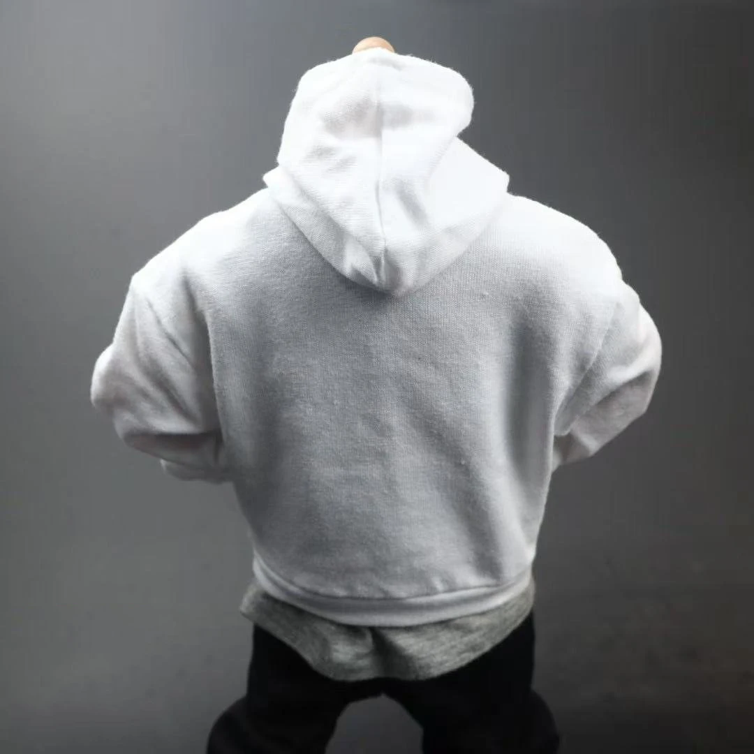 1/6 scale dolls male hoodie grey sweater pants model fit 12'' action figure TBLeague clothes
