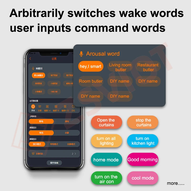 Tuya Smart Zigbee Built-in voice control switch 1/2/3/4Gang UK Light Switch 12way scene Remote Controller Smart life App 85-250V