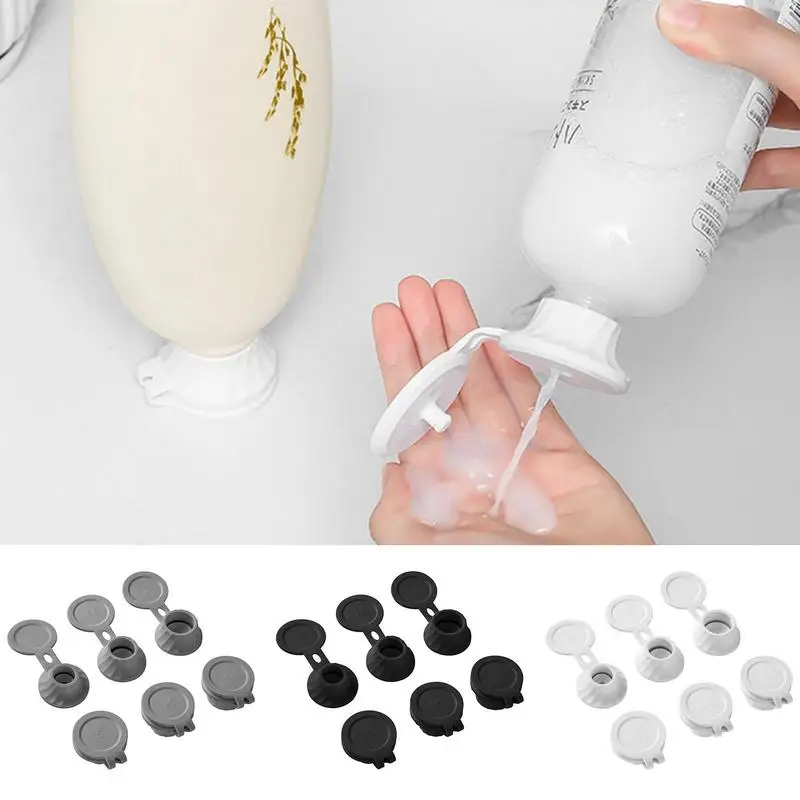 

6pcs Inverted Bottle Cap Bottle Emptying Caps Kit Inverted Caps Flipping Bottle Set 3 Sizes Adapters