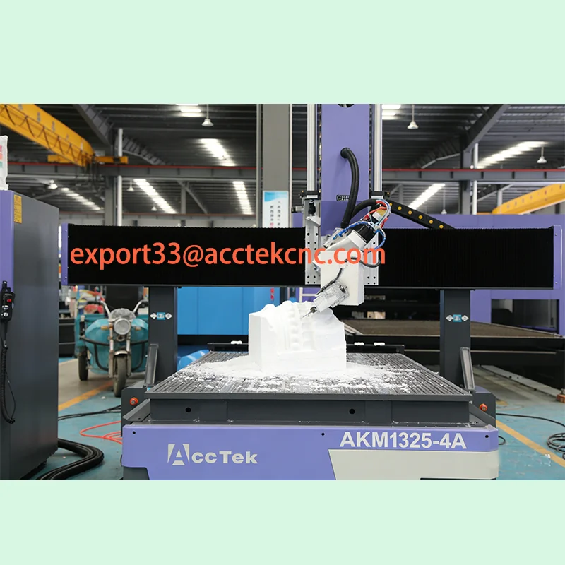 

Горячая распродажа: 3D-станок для обработки дерева 1325 ATC с ЧПУ, 4-осевой 3D-гравировальный фрезерный станок 1325 для дерева, пенопласта, МДФ