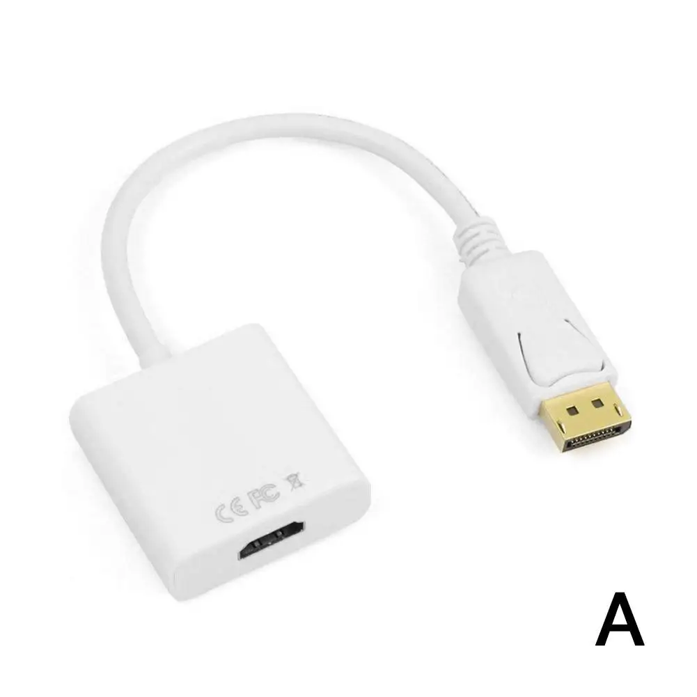 สายอะแดปเตอร์ DP ไปยังหัวแปลงสัญญาณ HDMI แปลง DP เป็น HDMI ไปยังสายเคเบิลดิจิทัลตัวเมีย1080P ทีวี DisplayPort สาย HDMI HD P1B3