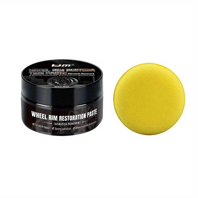 80g Wheel Hub Repair Kit - Detail Restorer & Polishing Paste for Car Tire Care, No-Residue Dent Removal Wax image 6