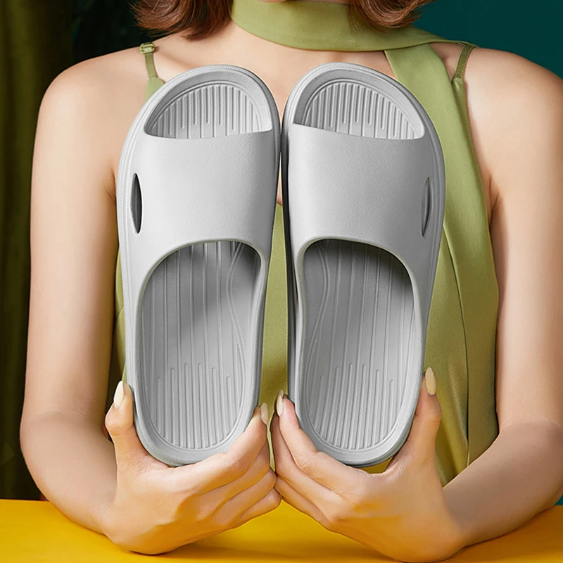 Home slippers summer indoor anti slip household lightweight couple bathroom shower soft soled women's sandals and slippers