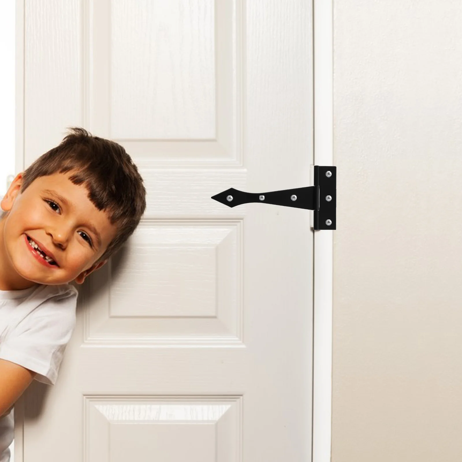 

8Pcs Iron Cabinet Door Hinges Heavy Duty Close Hinges for Kitchen Cupboard Furniture Door Replacement Accessories