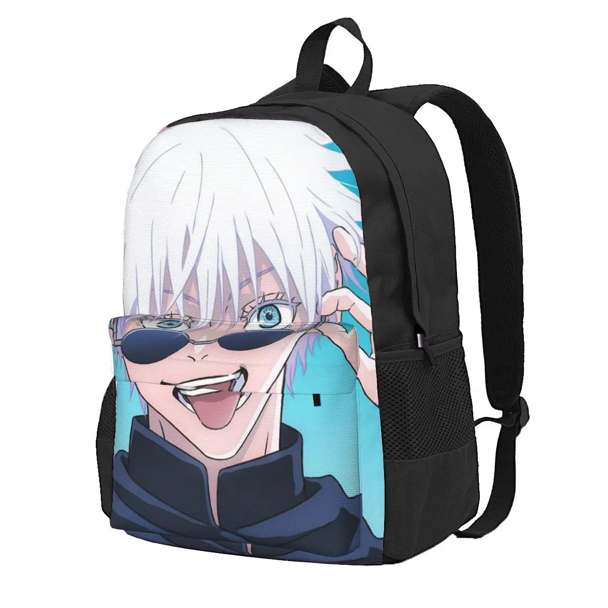 

Satoru Gojo Anime Jujutsu Kaisen Student Backpack School Bag Hiking Travel Daypack for Men Women Fashion Bookbag Shoulder Bags