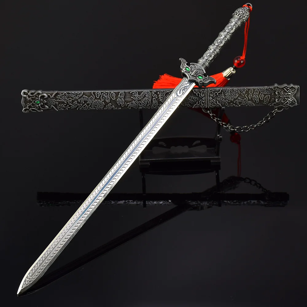 30 センチメートル冷兵器シリーズ雨を聴く剣中国アニメ周辺機器金属モデル剣 Accessorie 装飾品コレクション