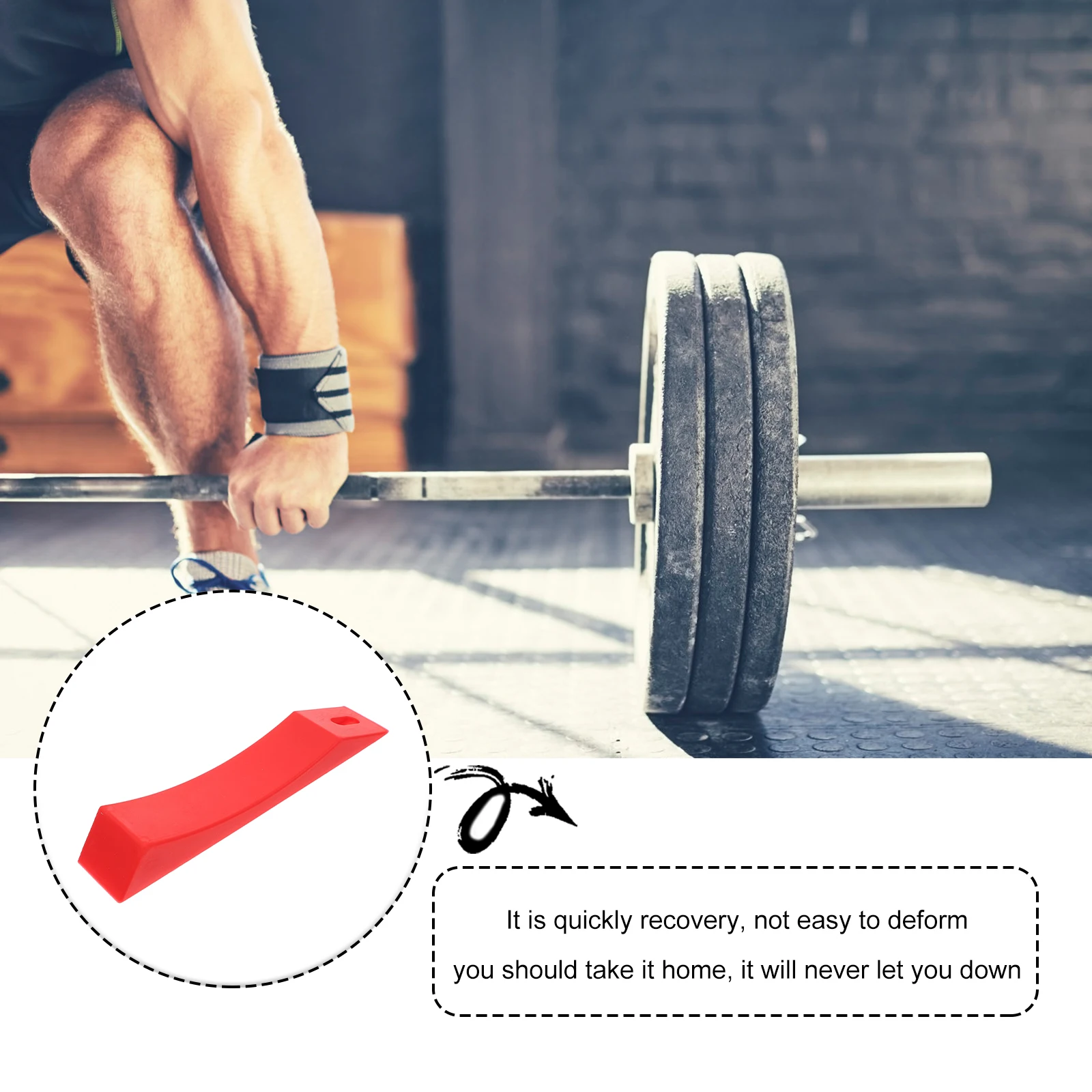 

1pc Silicone Gasket Barbell Pad Deadlift Support Protection Adjustable Pads Jack Gym Equipment Fitness Training Accessories High
