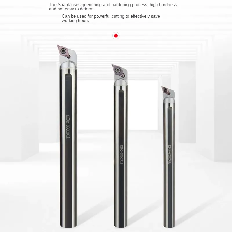 Internal water outlet tungsten steel seismic resistant tool holder SDQCR hard alloy internal cold boring hole turning tool