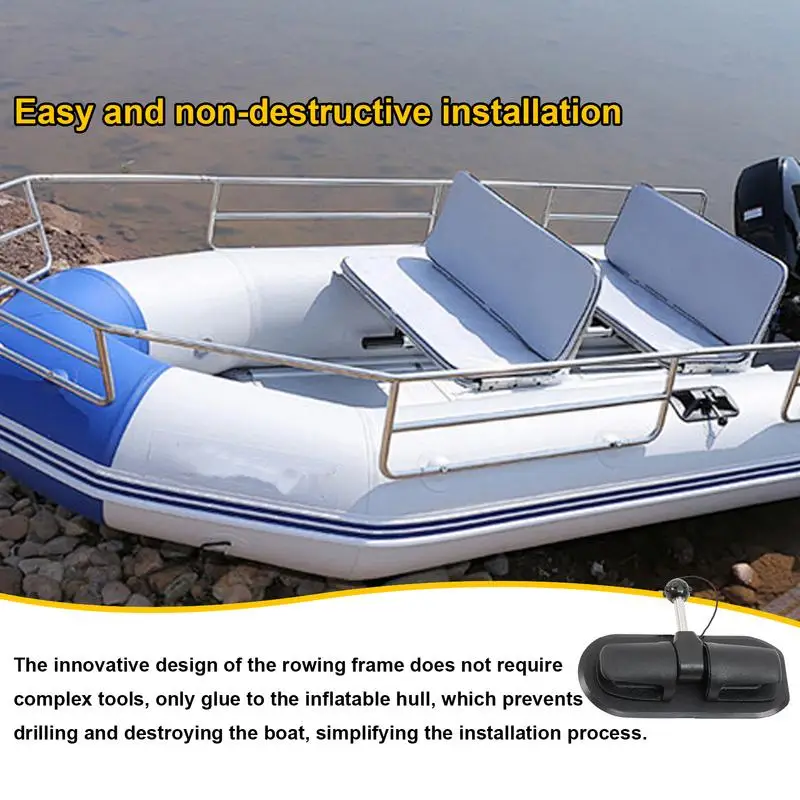 

Boat Paddle Holder 2 Pack Kayak Oar Lock Patch Raft Retainer Dinghy Replacement Watercraft Part Hand Crank Base For Canoe