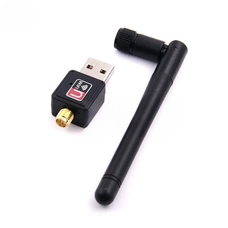 150Mbps MT7601 Wireless Network Card Mini USB WiFi Adapter LAN Wi-Fi Receiver Dongle Antenna 802.11 b/g/n for PC Windows