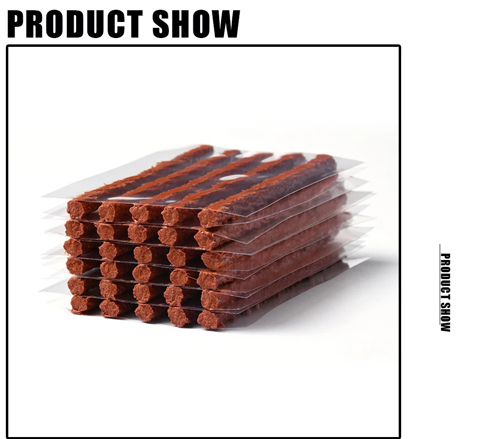 Commercial Grade Tubeless Tyre Puncture Repair Tools Rubber Strips Glue for Car Truck Motorbike Fleet Maintenance