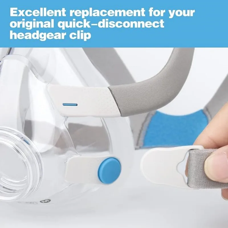Resmed Airfit F30i Full Mask Replacement Part CPAP Head Band Headgear For Respironics Washable Durable
