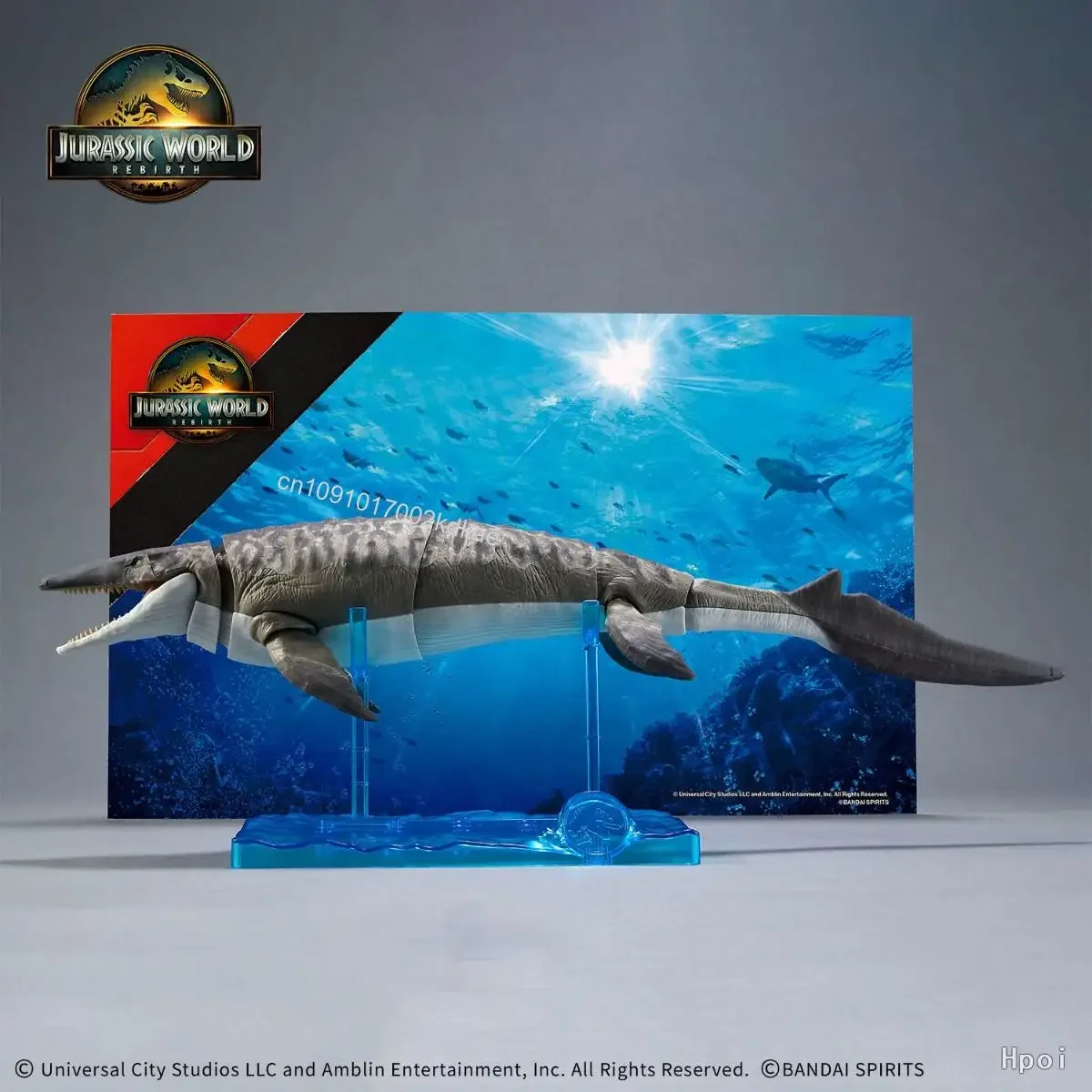 

In Stock BANDAI PLANNOSAURUS JURASSIC WORLD Mosasaurus Assembly model Collections Christmas Gift Original