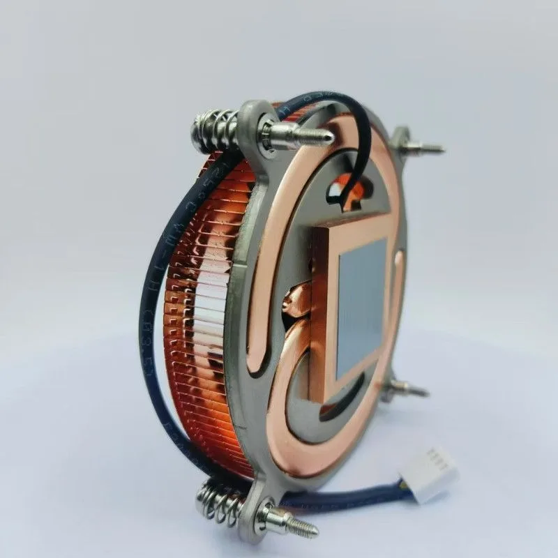 All-copper ultra-thin CPU radiator OPS all-in-one machine ITX advertising machine NAS desktop computer industrial control 1U