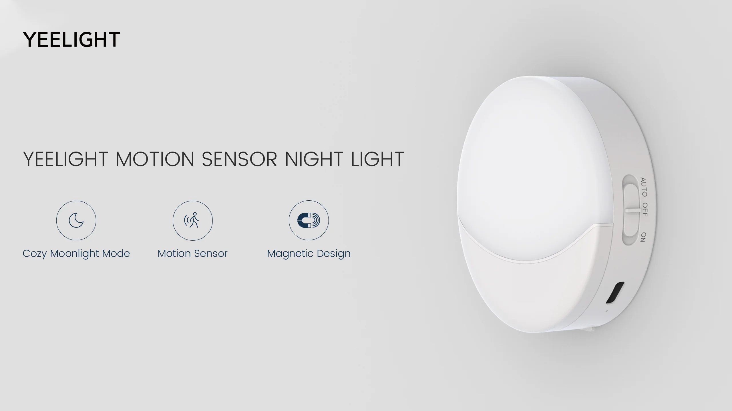 Global Version Yeelight Motion Sensor Night Light USB Rechargeable Body Sensor Smart Home Lamp