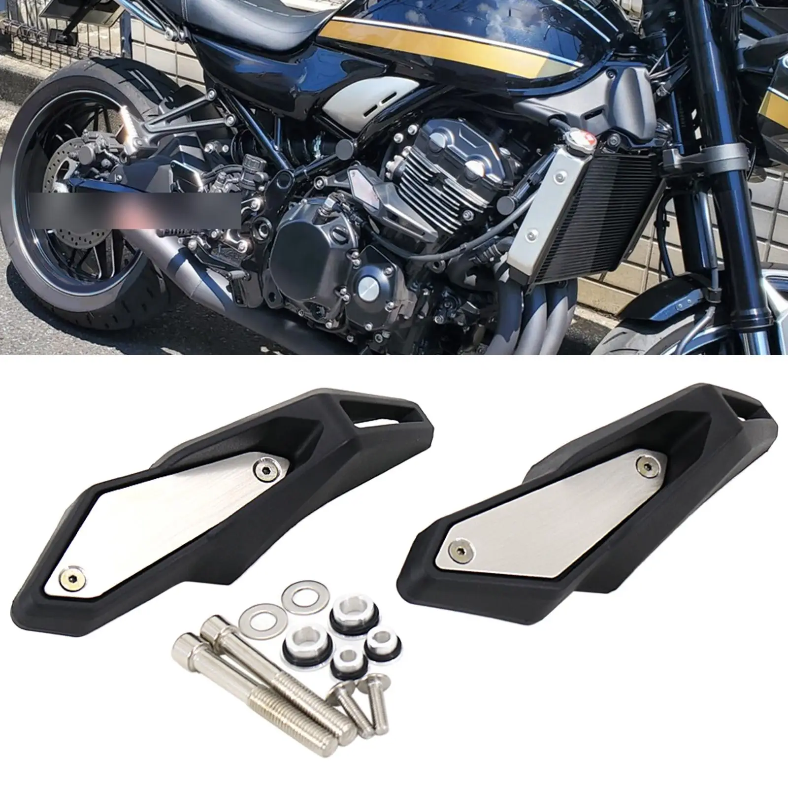 Engine Cover Crash Pad Anti Collision Frame Slider for Kawasaki Z900RS 2018 2022 Motorcycle Accessory Durable