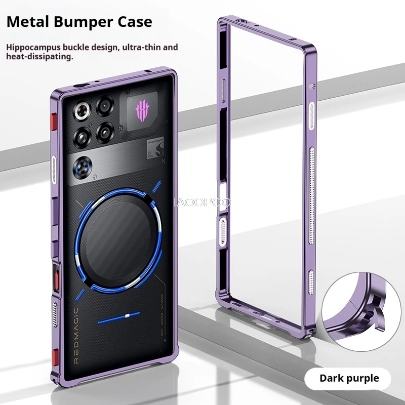 

Aluminum Frame Metal Bumper Case For RedMagic 11 Pro 11 Air 10Air 8 9 Pro Rog 8 9 Pro Ultra thin Design