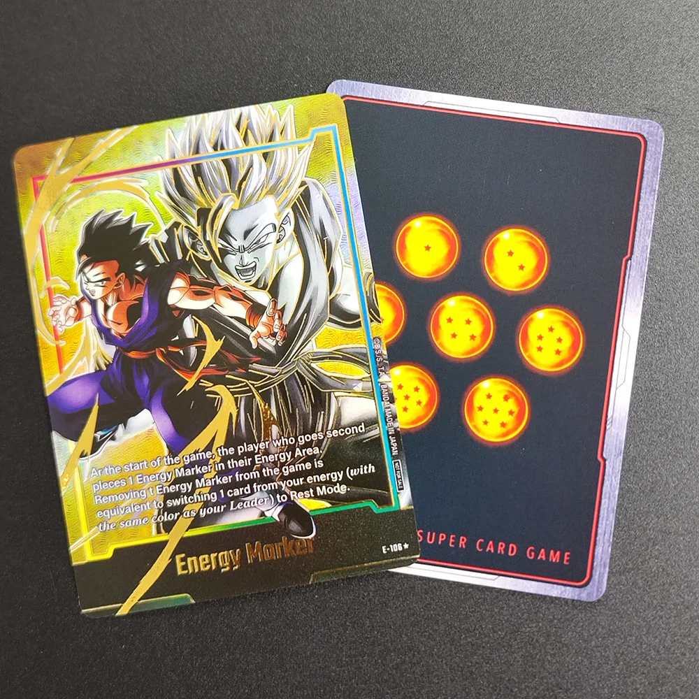 

Proxy Dragon Ball Son Card EN Energy Card Marker E-106 Super Rare Collectibles Card Single Classic Anime Cards Toys