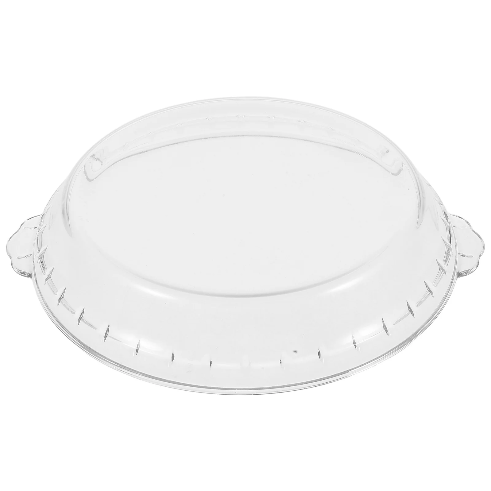 

1pc Glass Microwave Cover 10 Inch Heat Resistant Oven Steamer Baking Dish Plate Covers Food Glass Bakeware Kitchen Serving