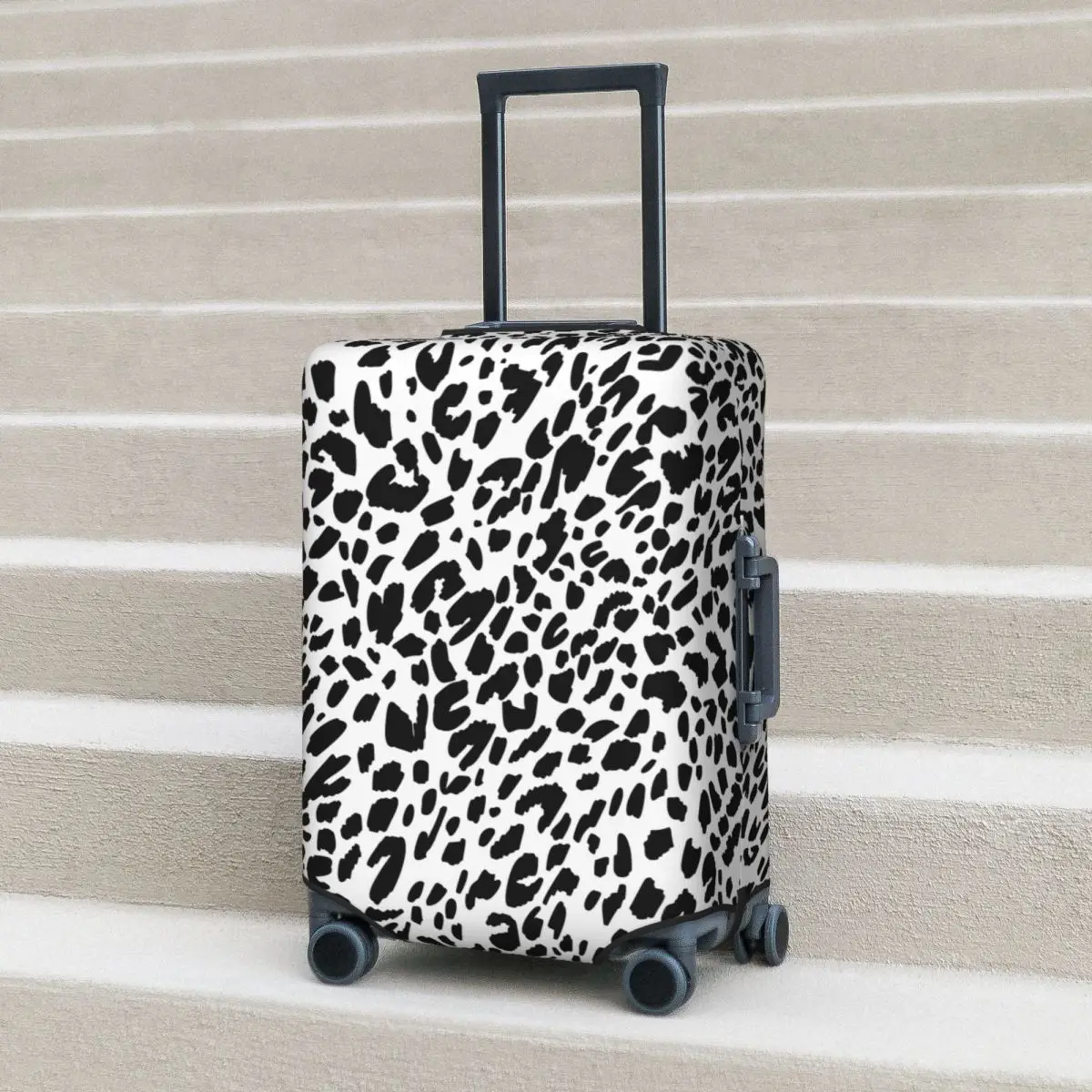 

Leopard Spots Skin Suitcase Cover Animal Business Flight Strectch Luggage Case Protection