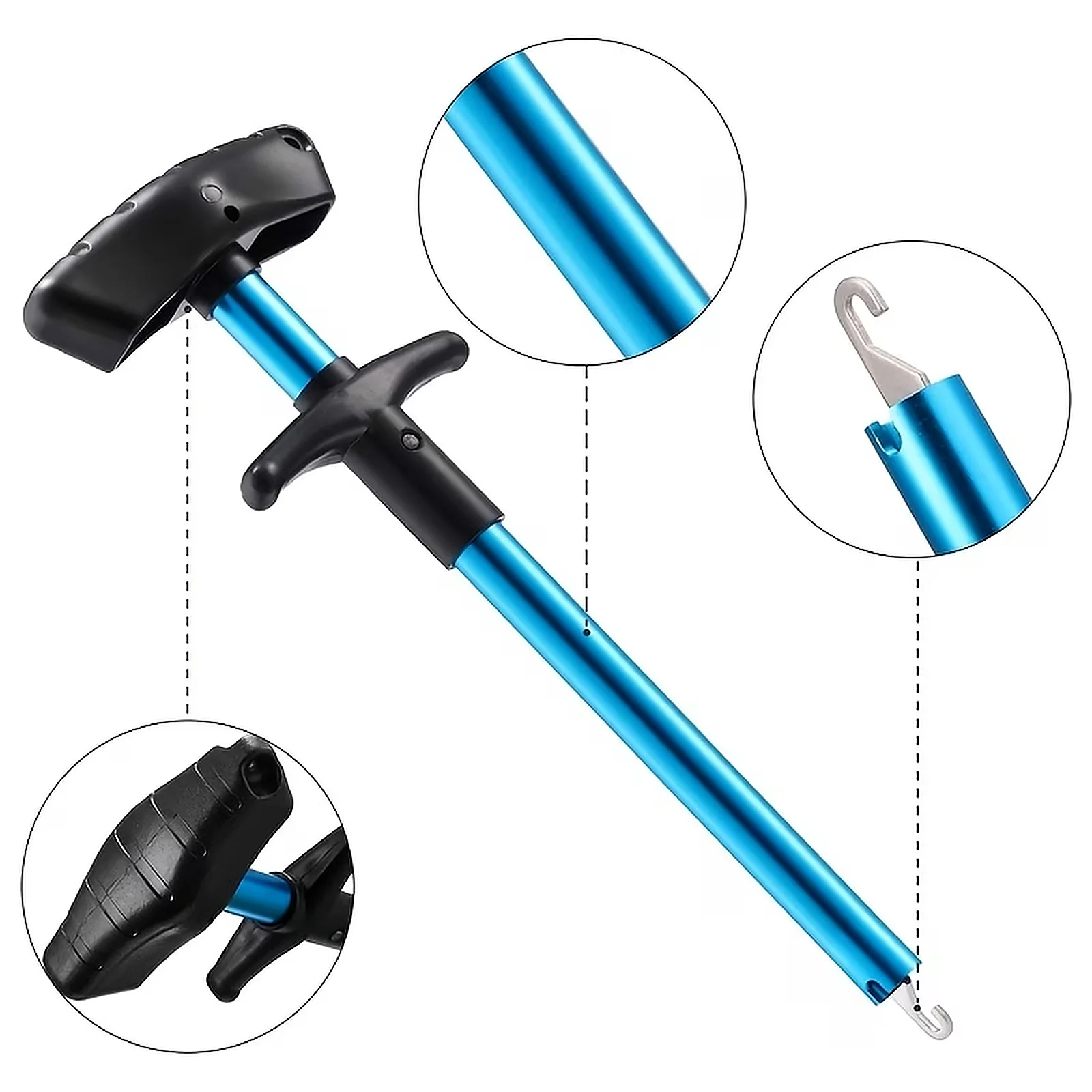 Fishing Hook Remover - T Şeklinde Balık Kancası Çıkarıcı Alüminyum