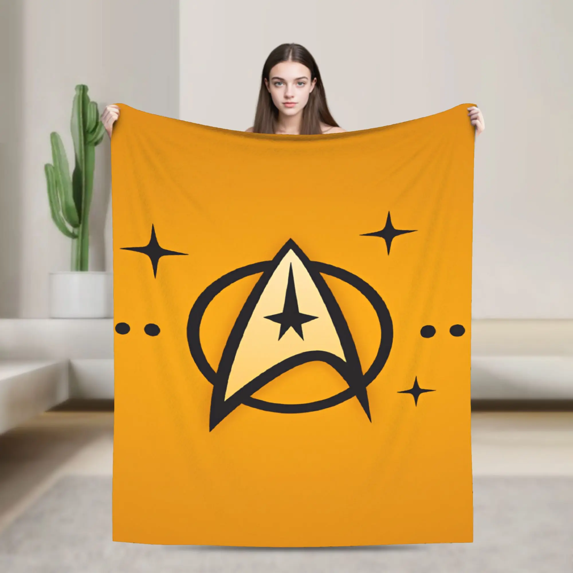 Soft Blanket Airplane Travel S-Star T-Trek Ship Movie  Bedding Throws  Flannel Bedspread For Bedroom Street Trend Sofa Bed Cover