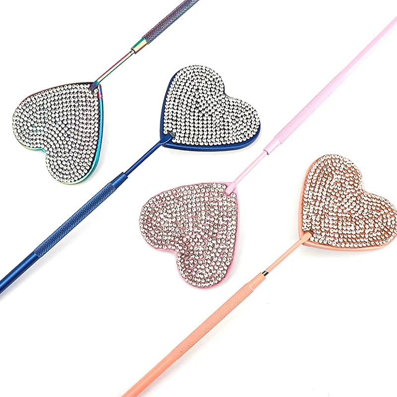 Grande ampliação cílios maquiagem espelho, cílios postiços ferramentas, ferramenta de extensão, beleza, punho longo, espelho para verificação