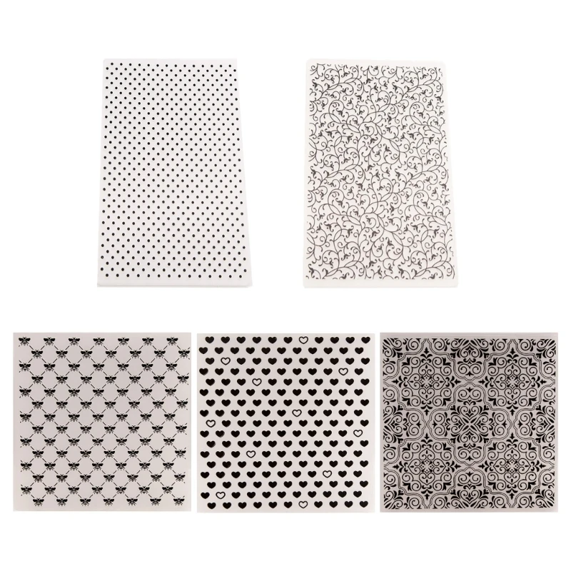 Heart Round Embossing Stencils Paper Craft Embossing Folder DIY Scrapbooking